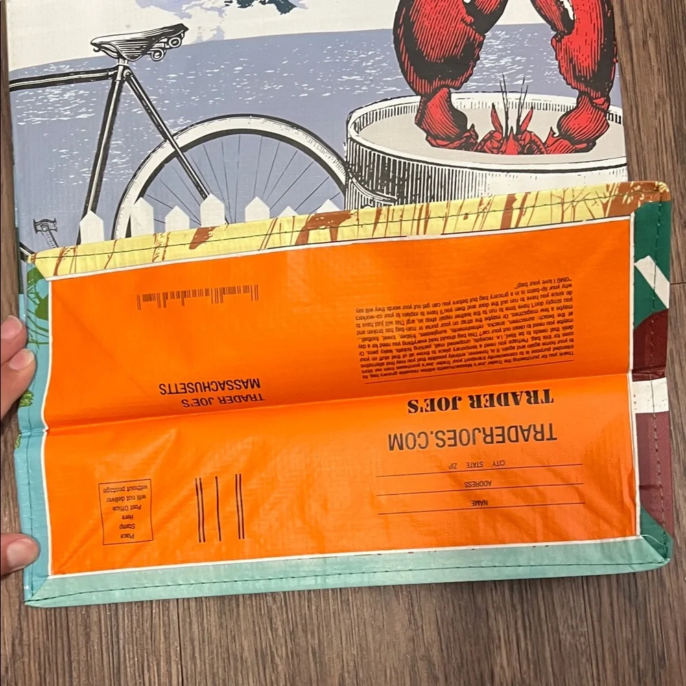 Trader Joe's BOSTON Mystery Bag Reusable Tote Bag